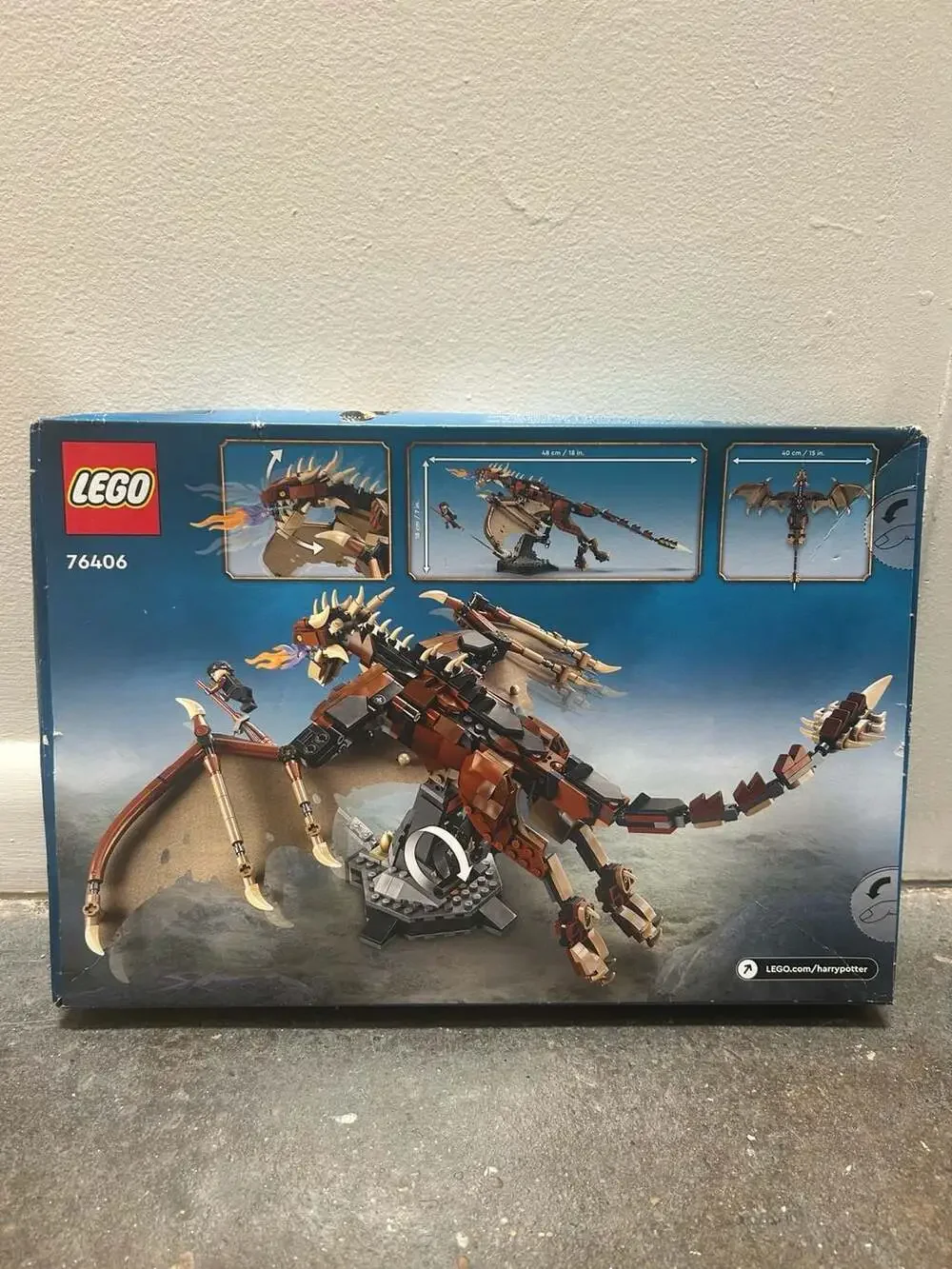 LEGO Harry Potter Hungarian Horntail Dragon 76406 (Sealed and Unopened)